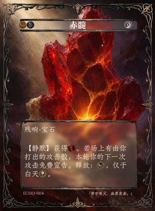ECHO-004 赤髓 残响卡
