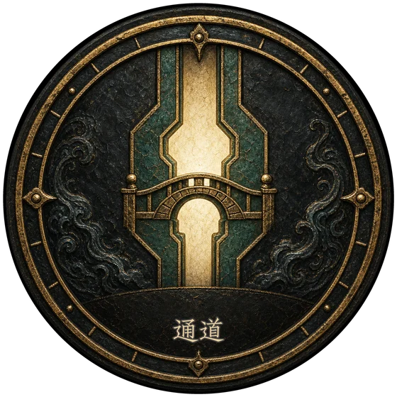 通道边界标记